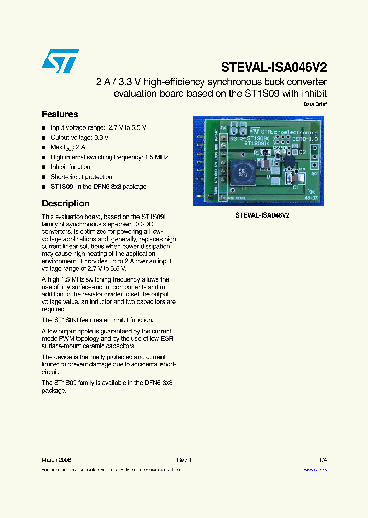 STEVAL-ISA046V2_5385463.PDF Datasheet