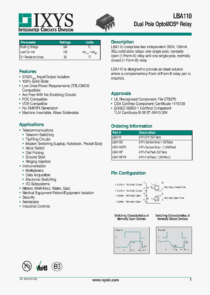 LBA110P_5385820.PDF Datasheet