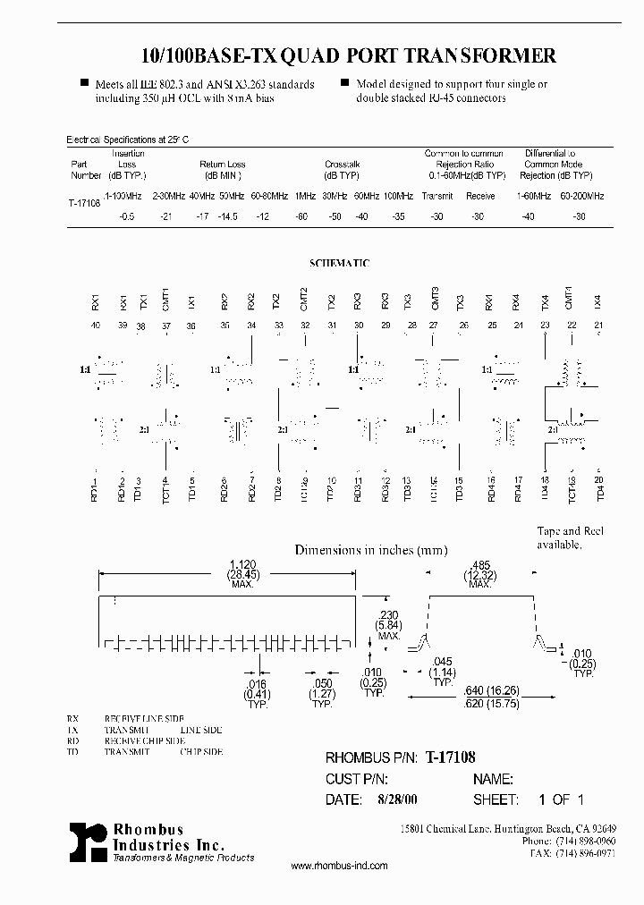 T-17108_5388606.PDF Datasheet