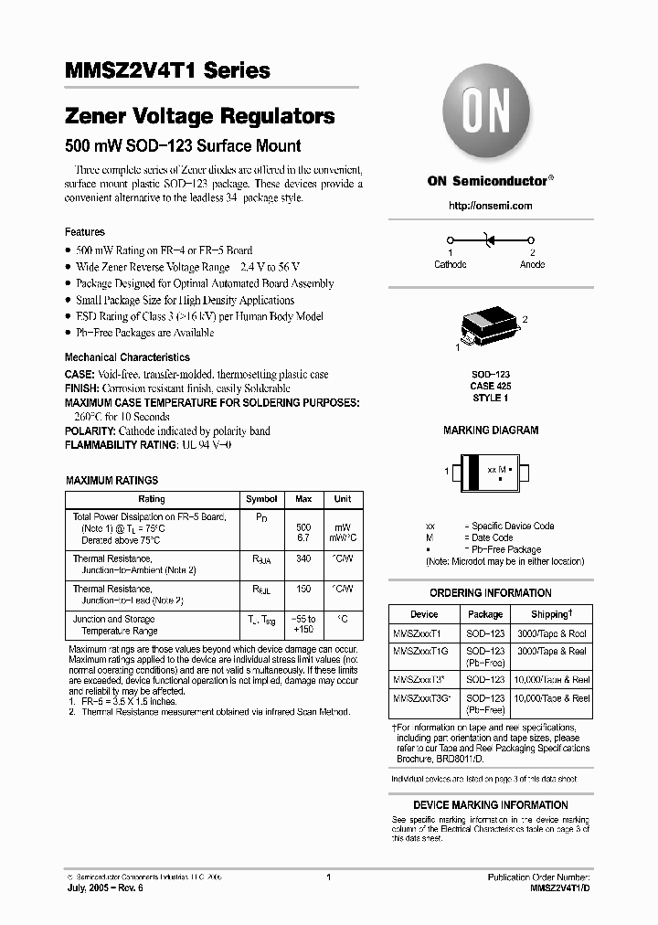 MMSZ43T3G_5388656.PDF Datasheet