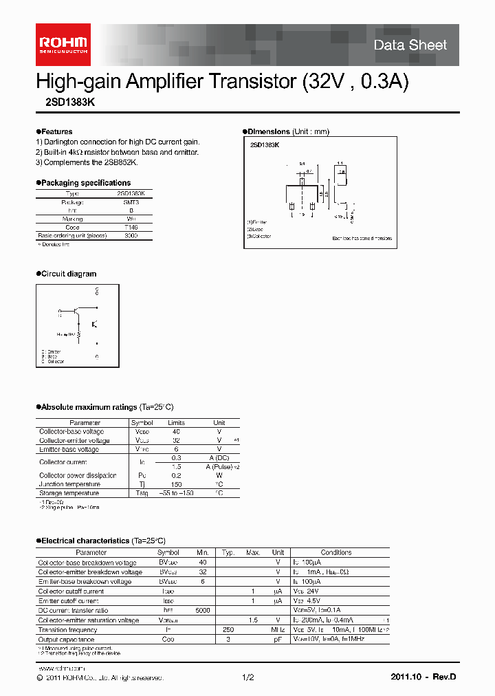 2SD1383K11_5389283.PDF Datasheet