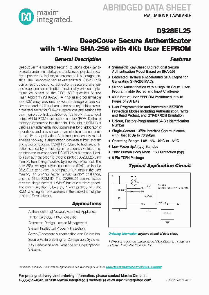 DS28EL25QT_5389530.PDF Datasheet