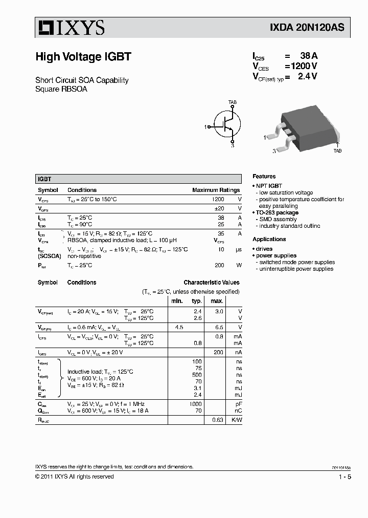 IXDA20N120AS11_5389531.PDF Datasheet