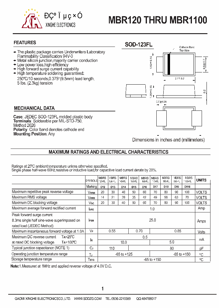 MBRS130-FL_5390740.PDF Datasheet