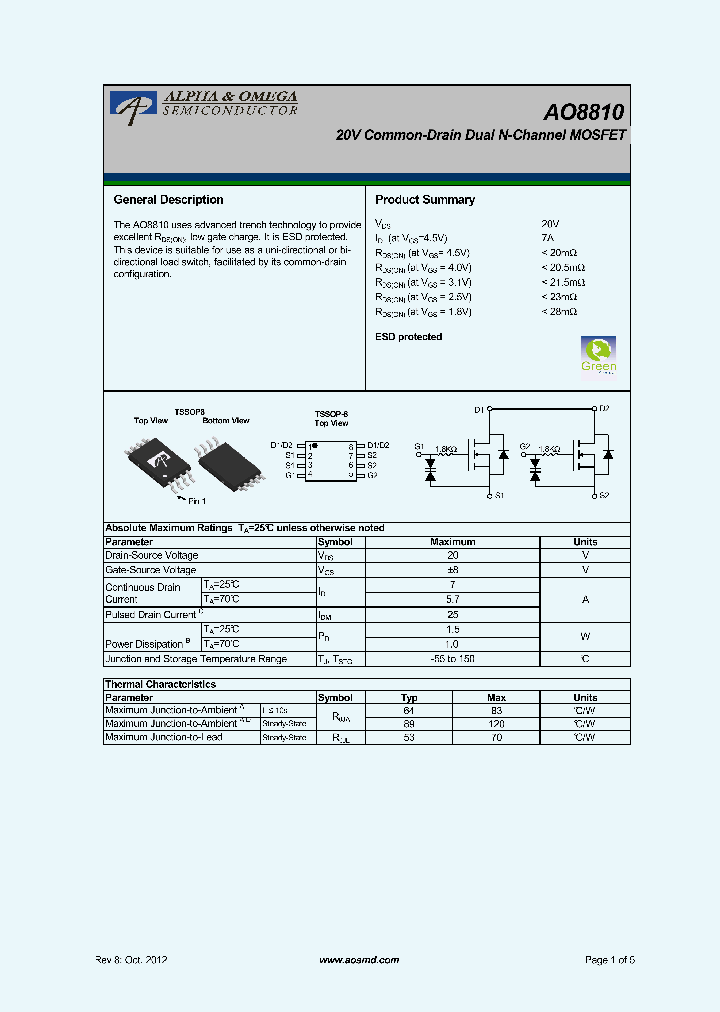AO8810_5391667.PDF Datasheet