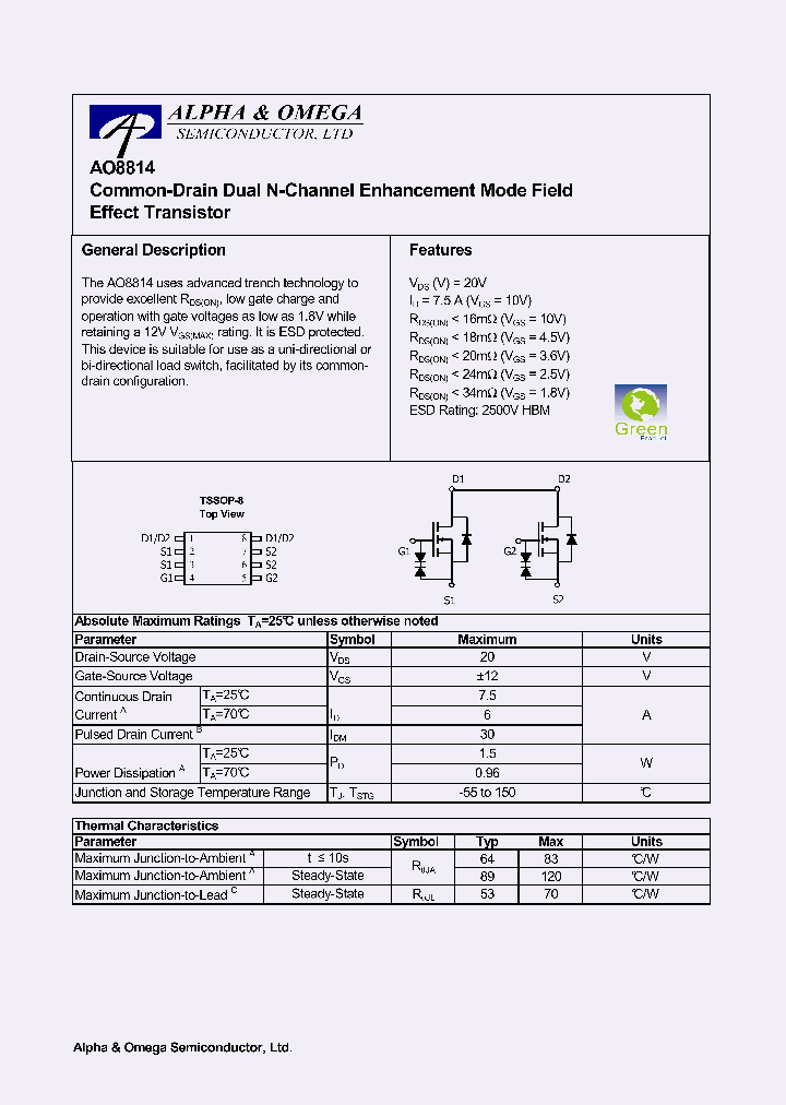 AO881410_5391670.PDF Datasheet