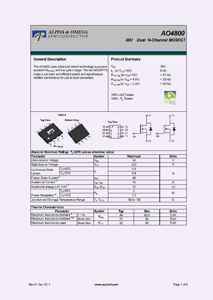 AO4800C_5392567.PDF Datasheet
