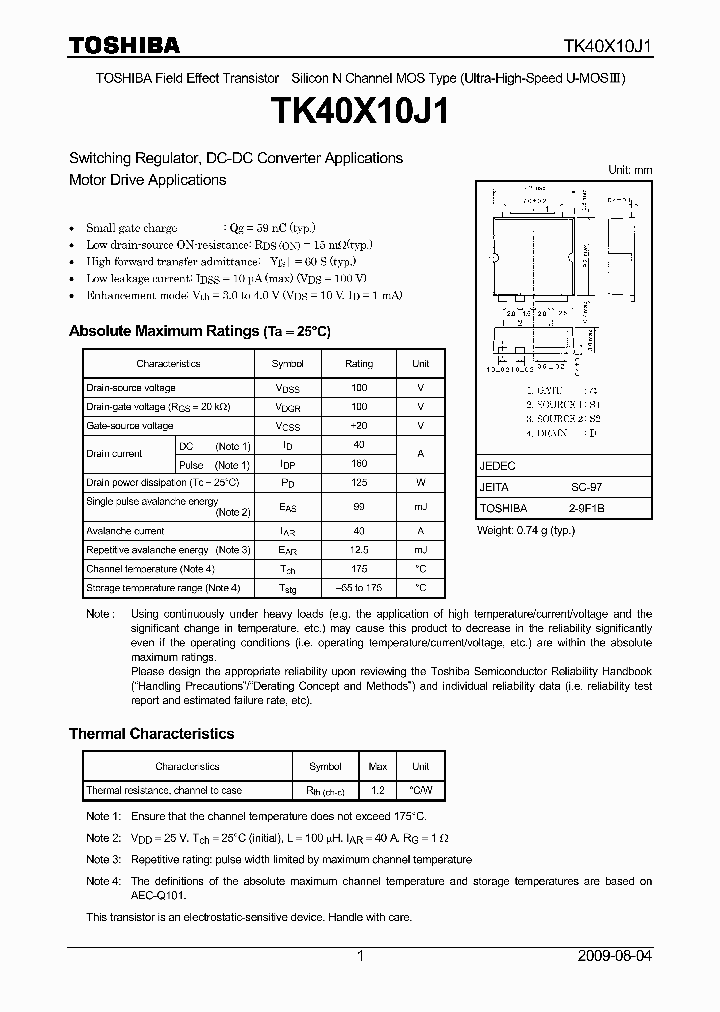 TK40X10J1_5393297.PDF Datasheet