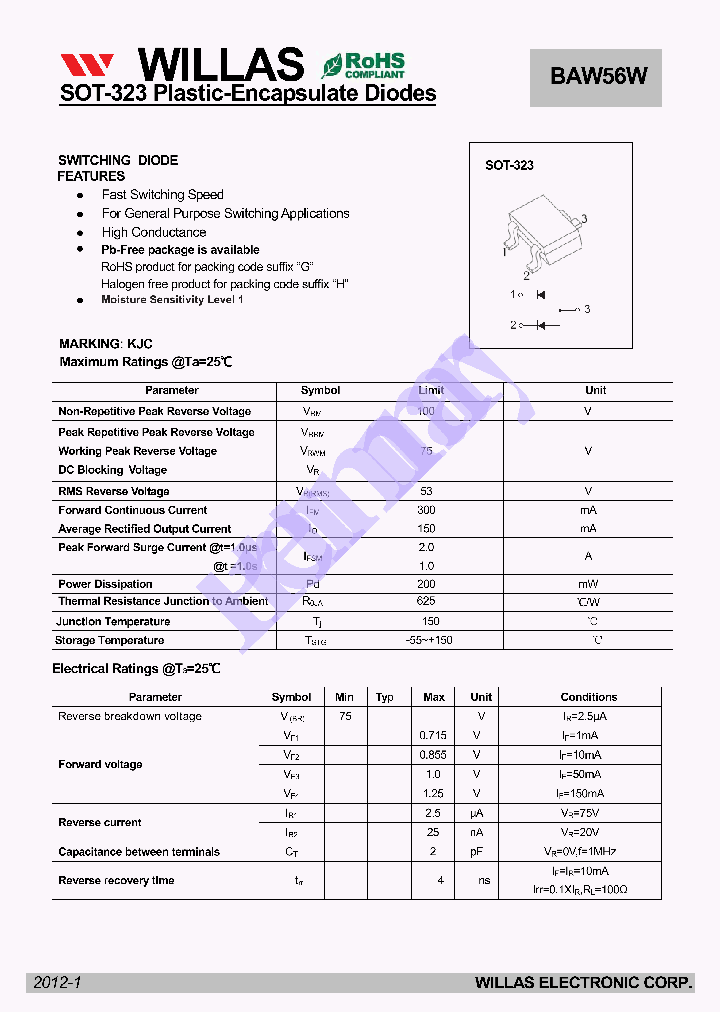 BAW56W_5393474.PDF Datasheet