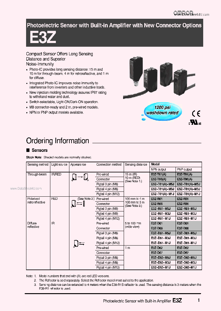 E3Z-D61_5393993.PDF Datasheet