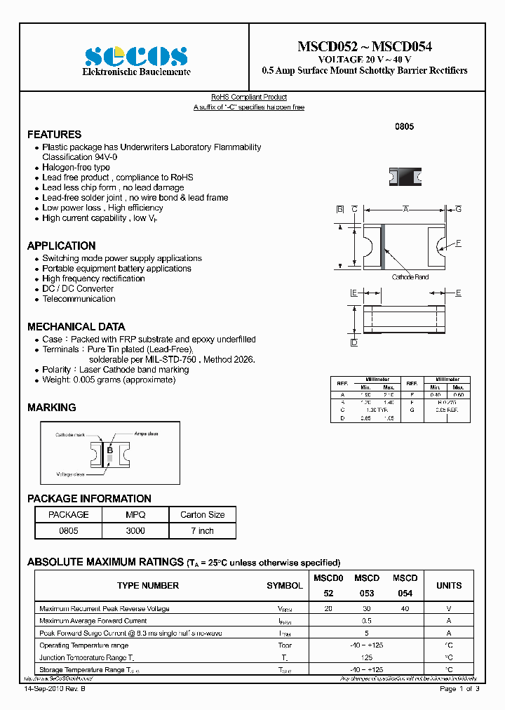 MSCD05210_5394687.PDF Datasheet