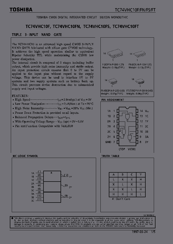TC74VHC10FN_5395903.PDF Datasheet