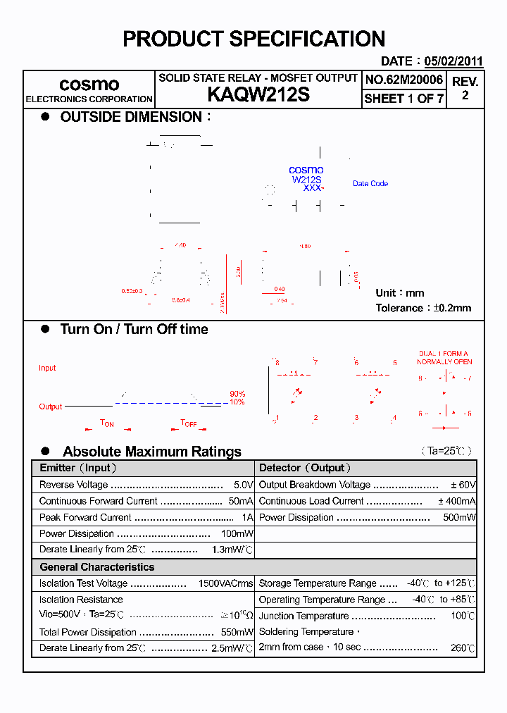 KAQW212S11_5396152.PDF Datasheet