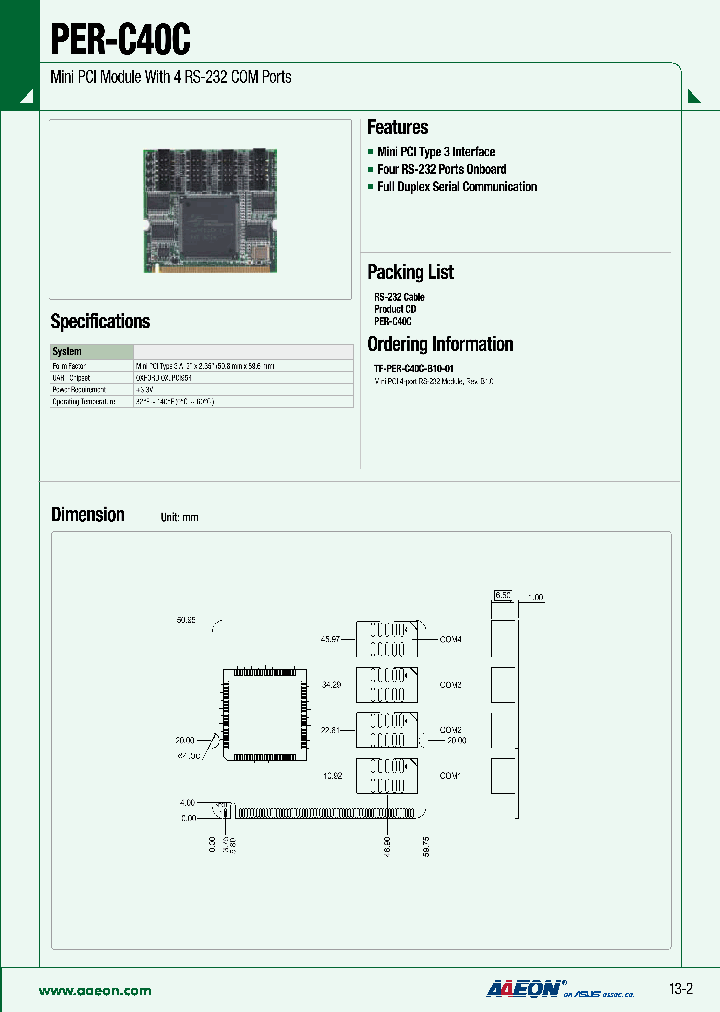 PER-C40C_5398388.PDF Datasheet