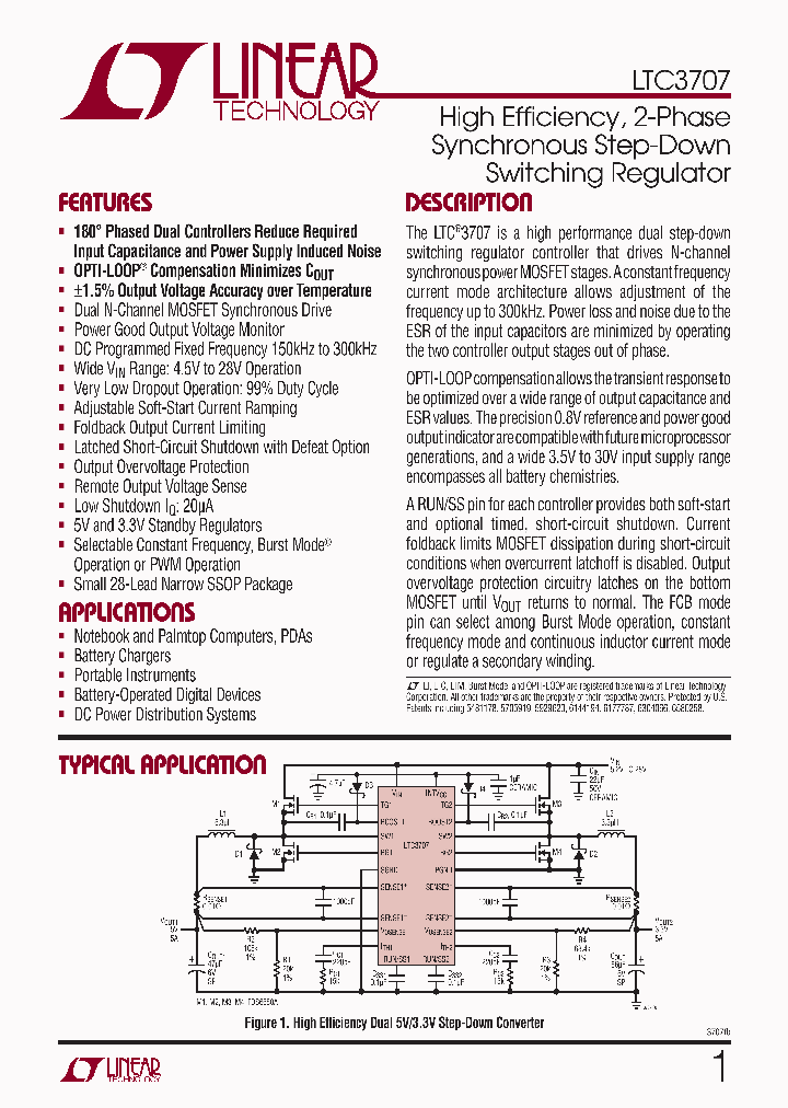 LTC3707EGNPBF_5399613.PDF Datasheet