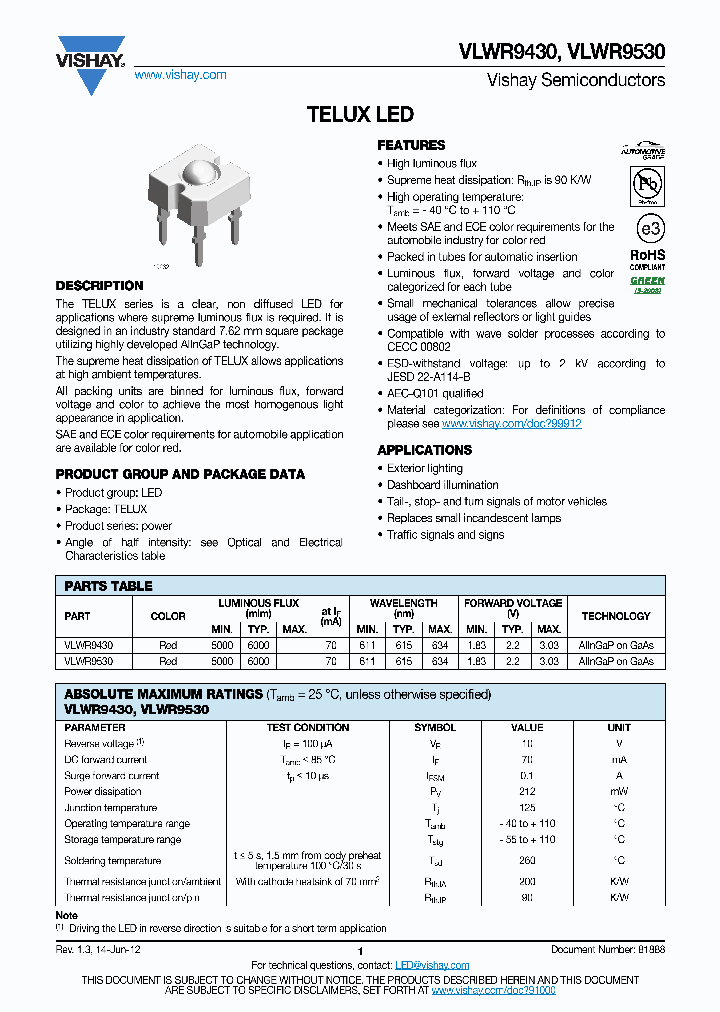 VLWR9430_5400323.PDF Datasheet
