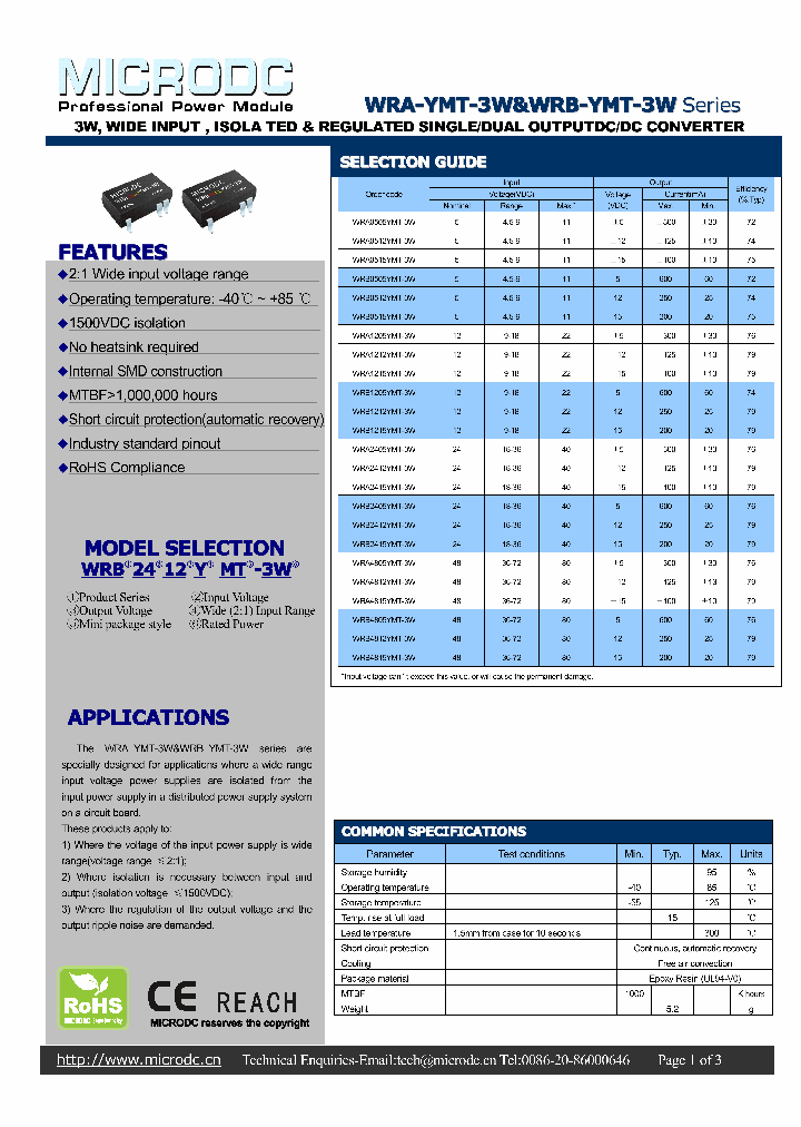WRA4815YMT-3W_5400754.PDF Datasheet