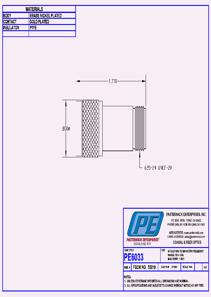 PE6033_5401343.PDF Datasheet