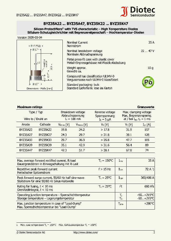 BYZ35A22_5402157.PDF Datasheet