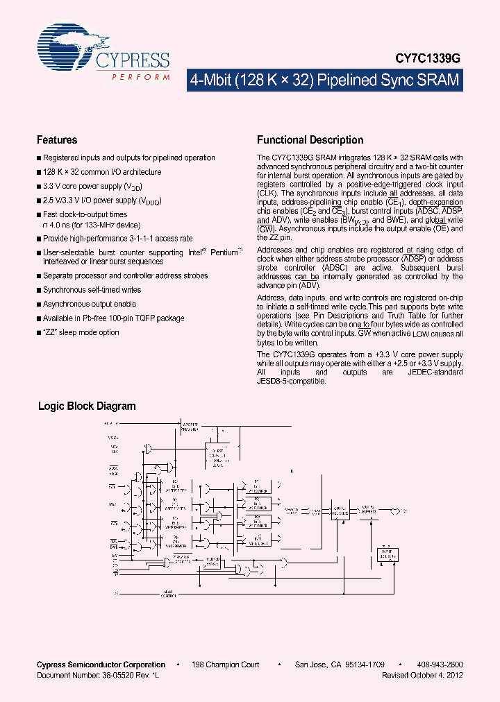 CY7C1339G-133AXC_5402429.PDF Datasheet