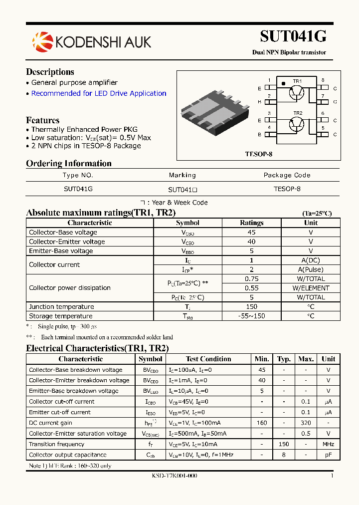 SUT041G_5402591.PDF Datasheet