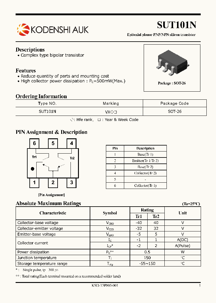 SUT101N_5402593.PDF Datasheet