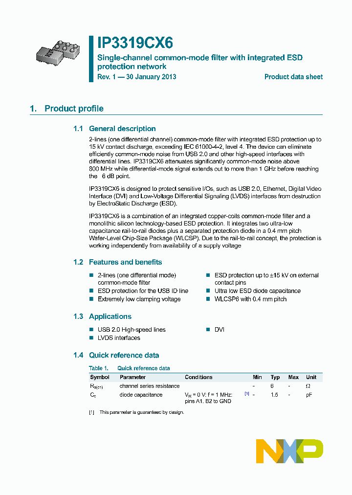 IP3319CX6_5402895.PDF Datasheet