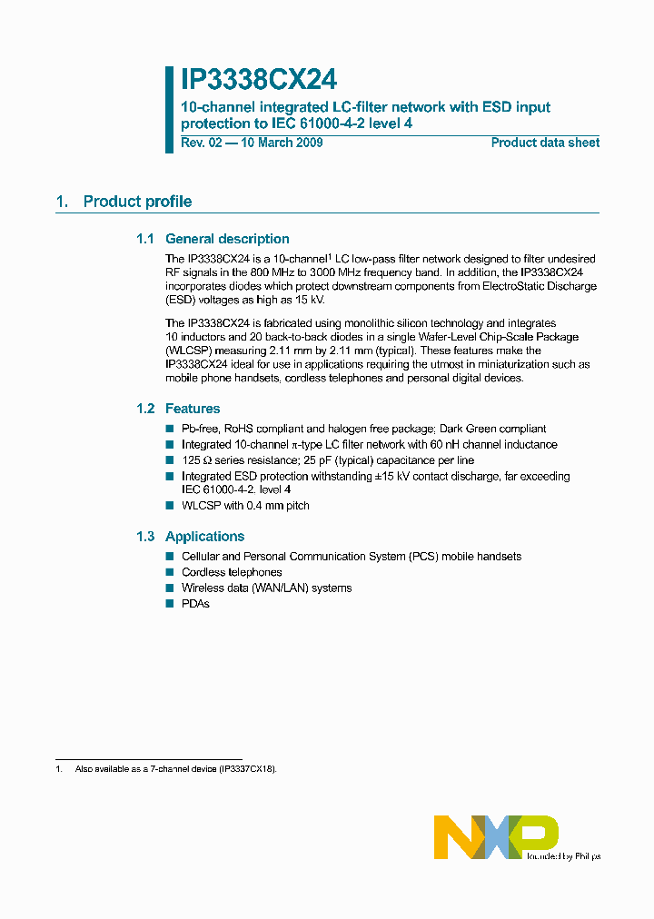 IP3338CX2409_5402896.PDF Datasheet
