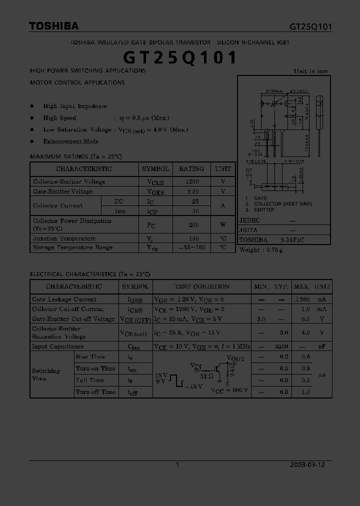 GT25Q101_5403192.PDF Datasheet