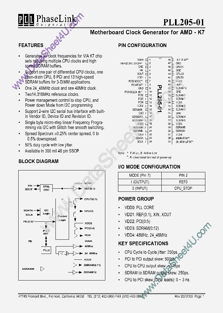 PLL205-01_5404907.PDF Datasheet