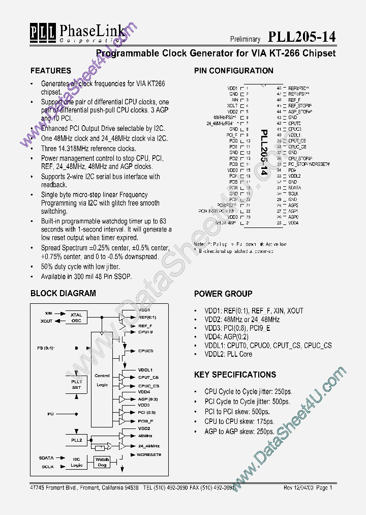 PLL205-14_5404912.PDF Datasheet