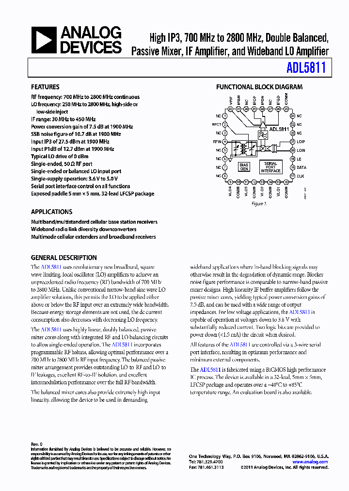 ADL5811-EVALZ_5405731.PDF Datasheet