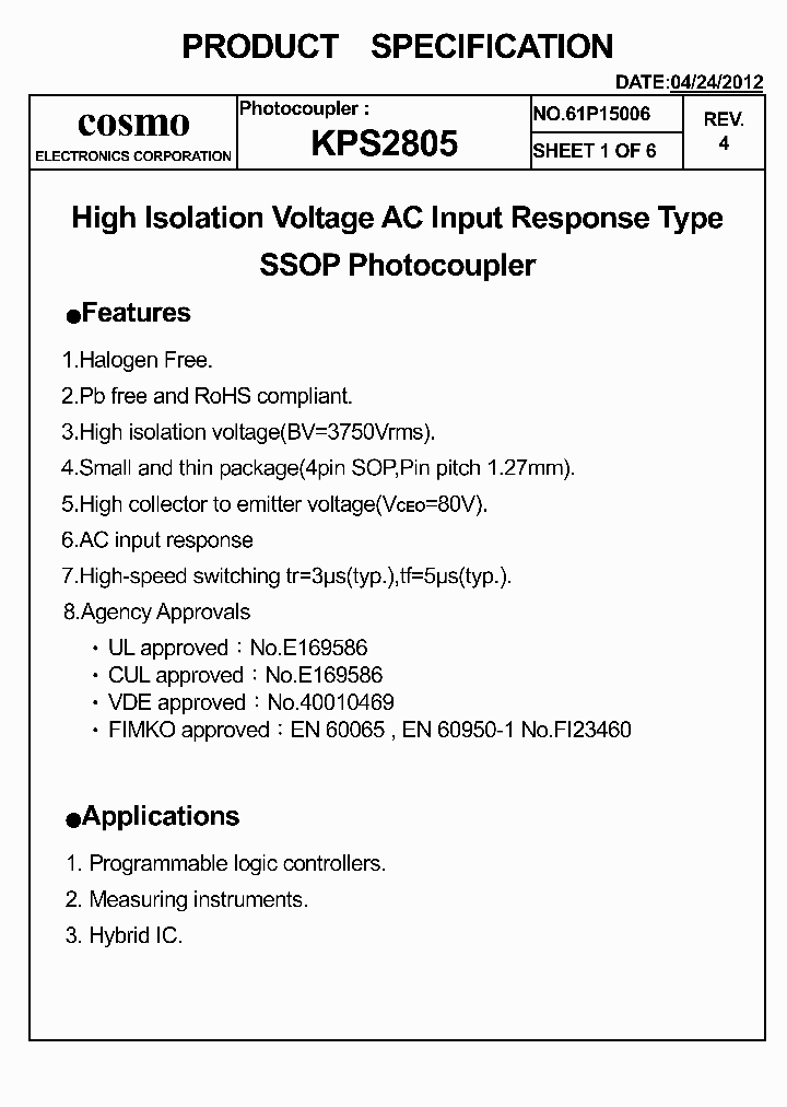 KPS280512_5406407.PDF Datasheet