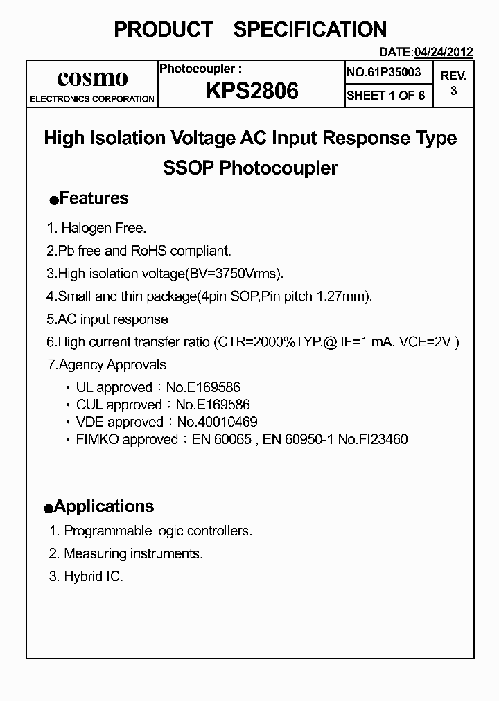 KPS280612_5406408.PDF Datasheet
