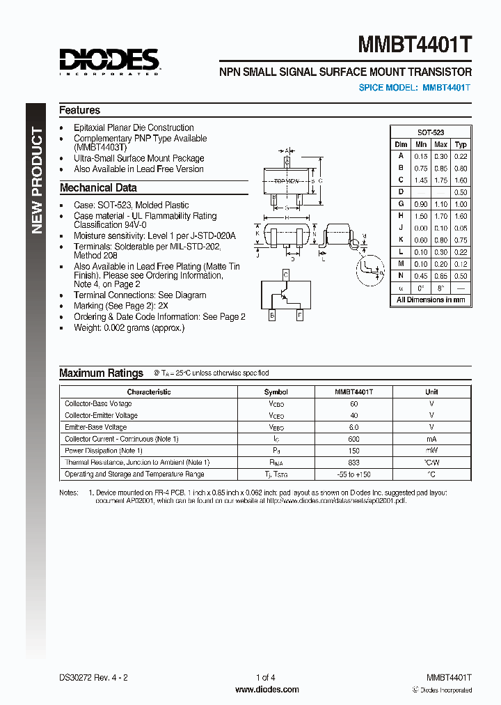 MMBT4401T_5407147.PDF Datasheet