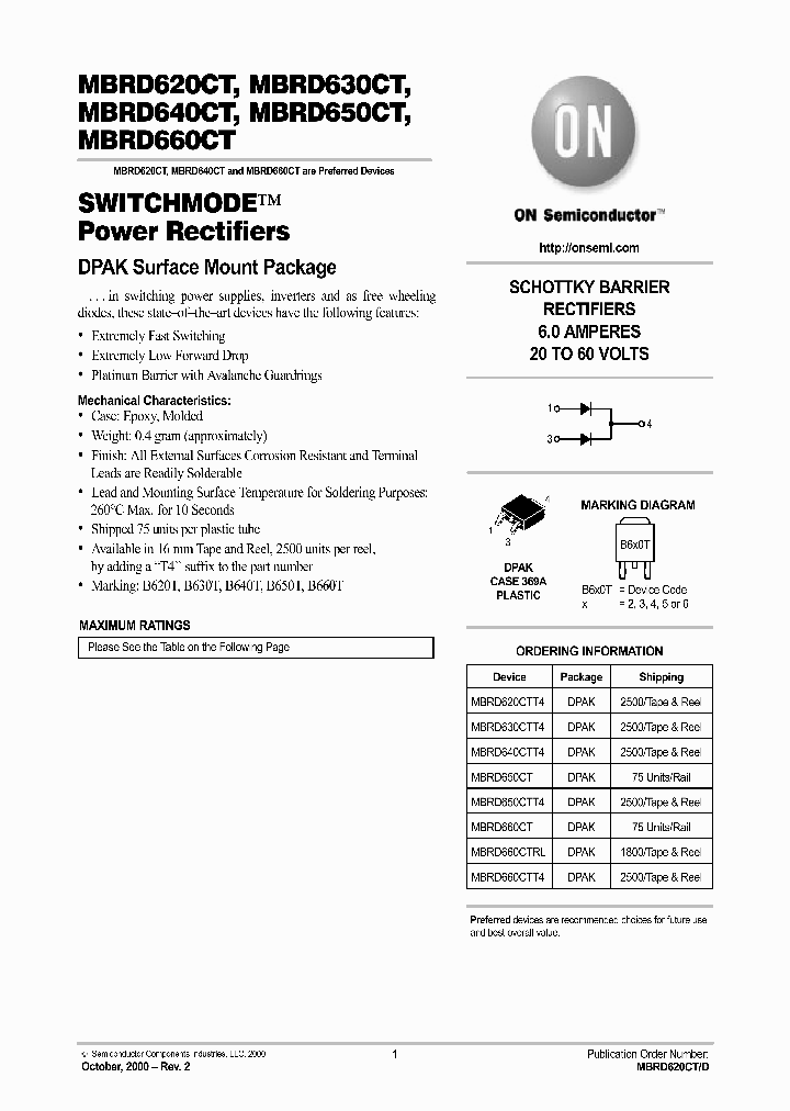 MBRD620CT-D_5407836.PDF Datasheet