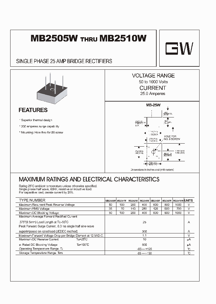 MB2505W_5407886.PDF Datasheet