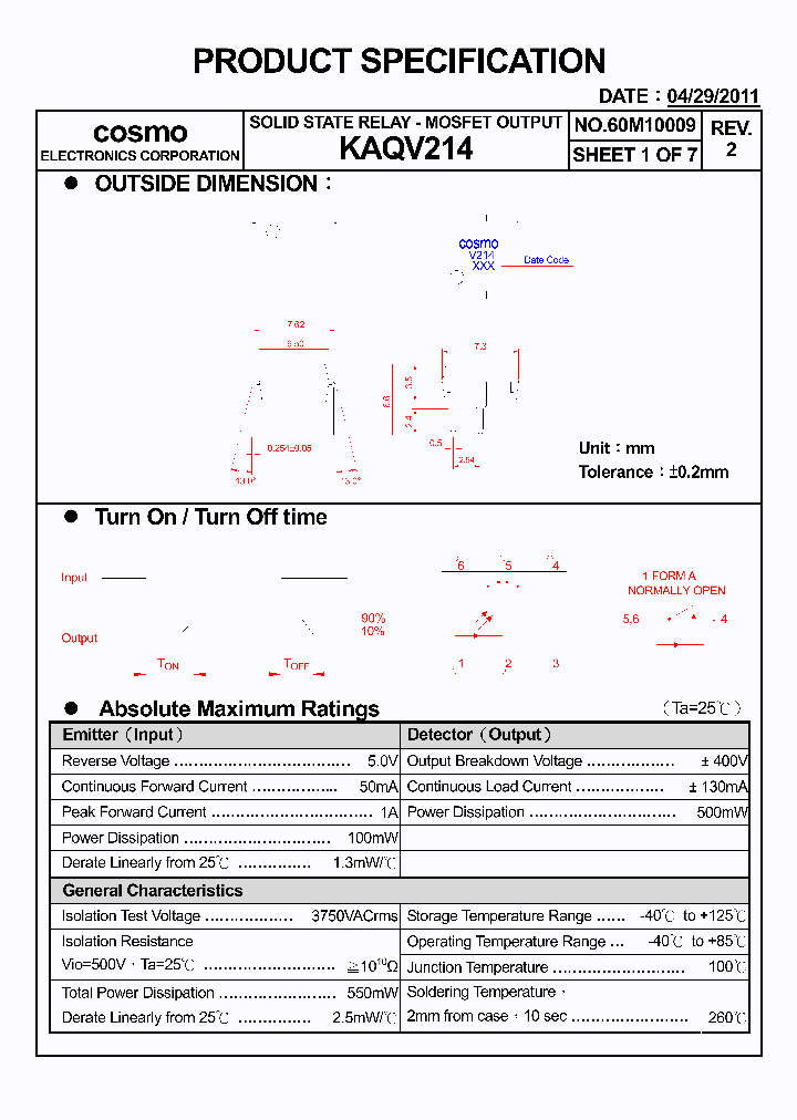 KAQV21411_5408470.PDF Datasheet