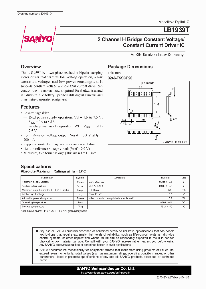 LB1939T_5408746.PDF Datasheet