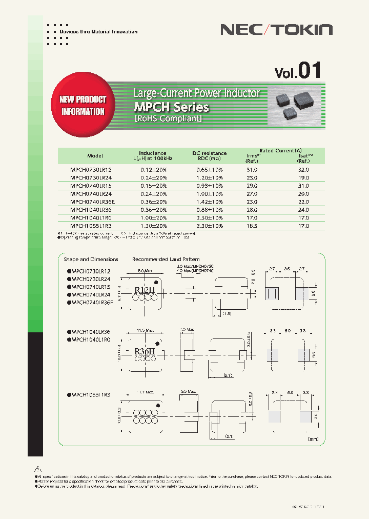 MPCH1040L1R0_5409611.PDF Datasheet