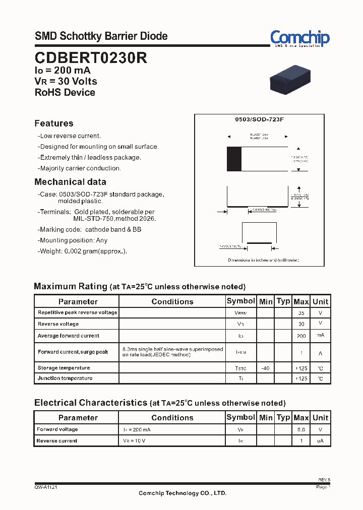 CDBERT0230R_5410328.PDF Datasheet