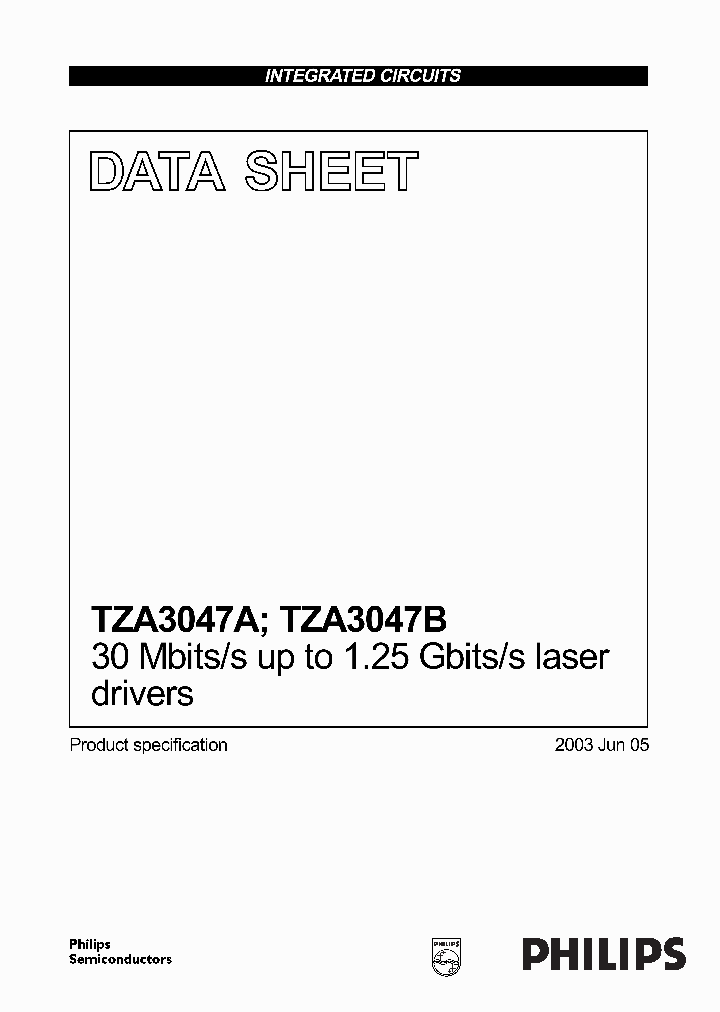TZA3047A_5411438.PDF Datasheet