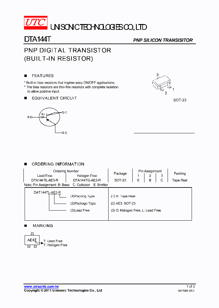 DTA144TG-AE3-R_5412926.PDF Datasheet