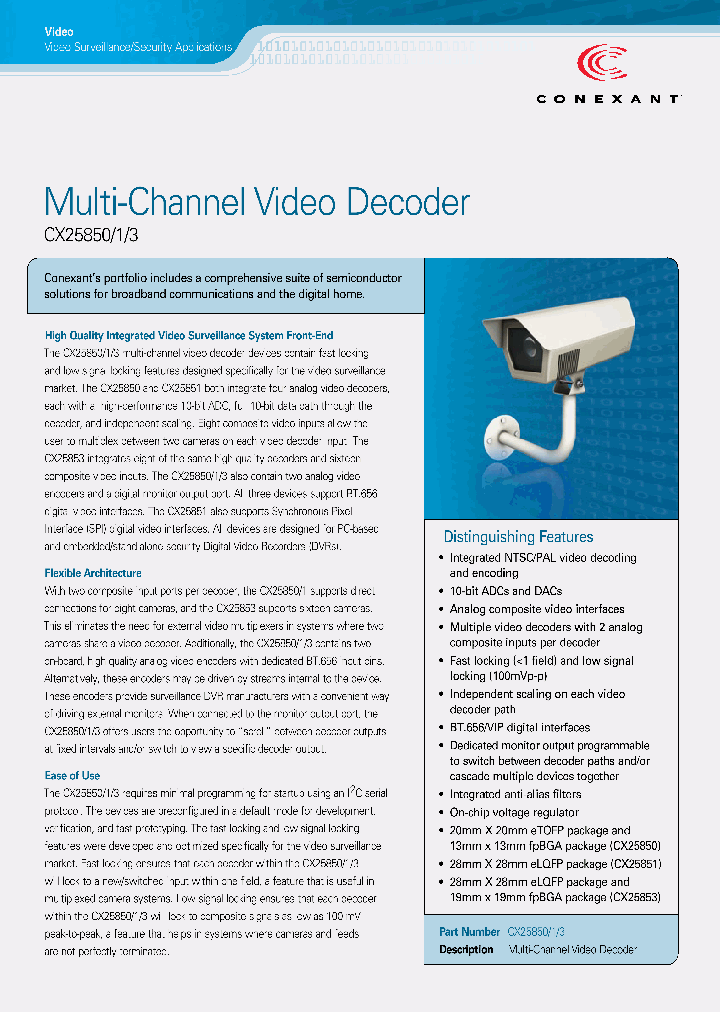 CX25850_5414646.PDF Datasheet