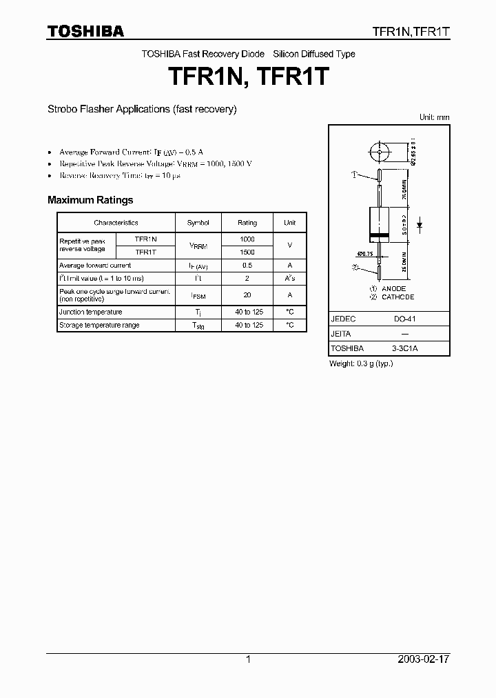 TFR1N_5415034.PDF Datasheet