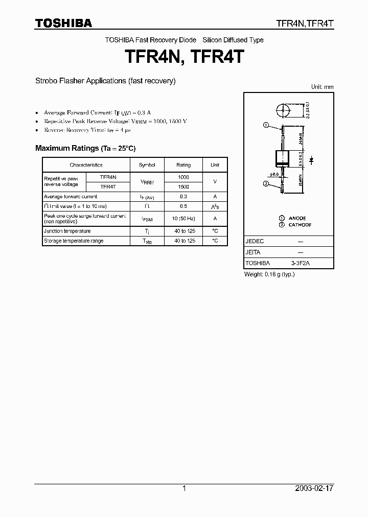 TFR4N_5415038.PDF Datasheet