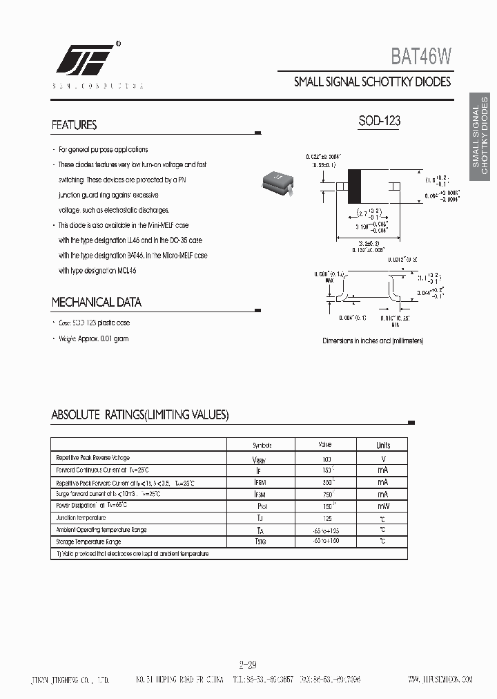 BAT46W_5415104.PDF Datasheet