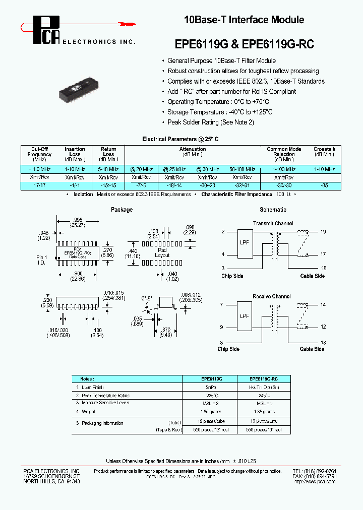 EPE6119G09_5417656.PDF Datasheet