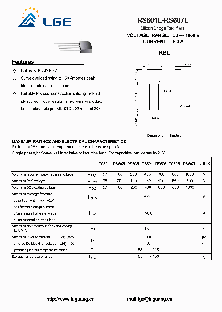 RS601L_5419230.PDF Datasheet