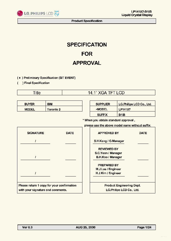 LP141X7-B1IB_5420186.PDF Datasheet